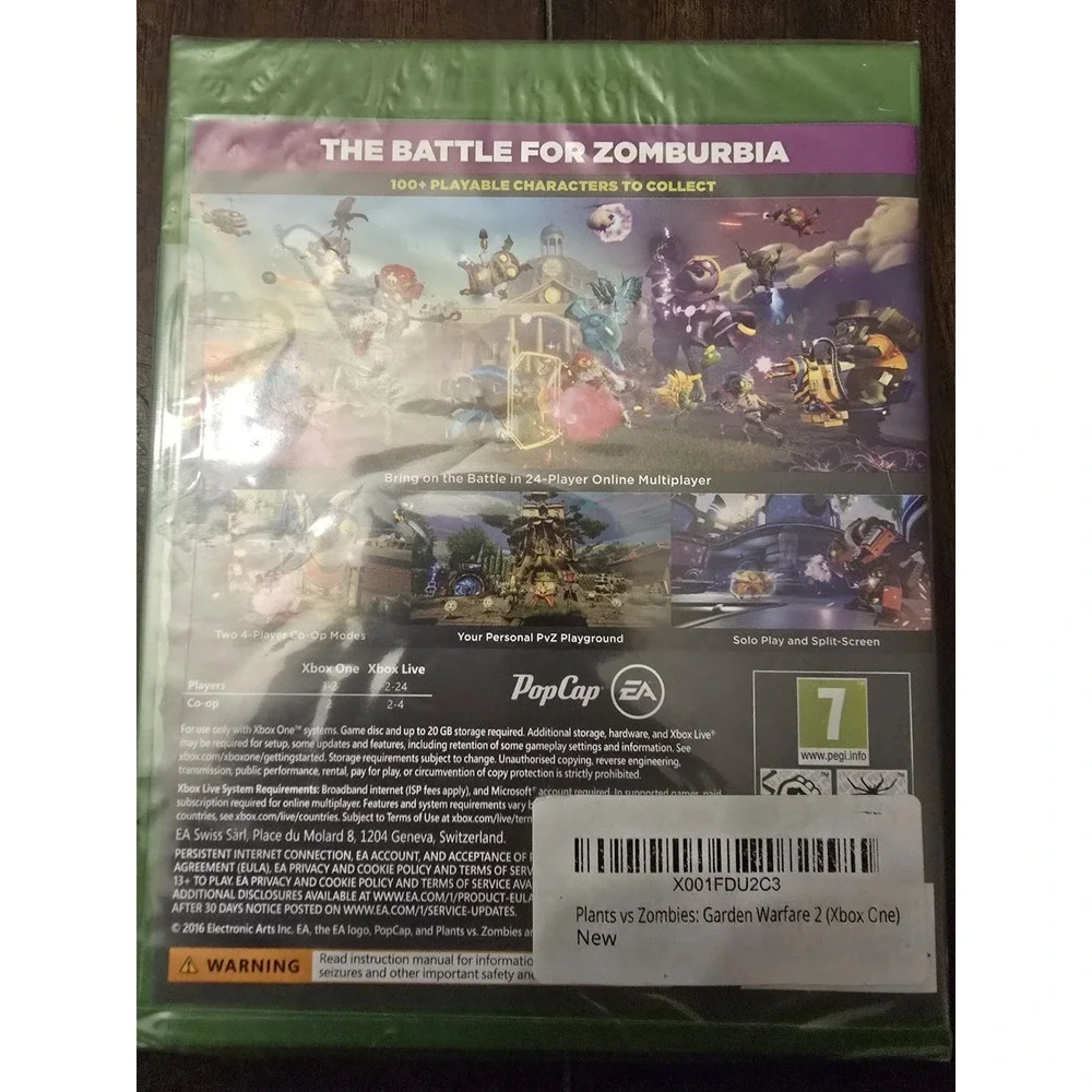 PLANTS VS. ZOMBIES GW2 XBOX ONE VIDEO‎ GAME BRAND NEW